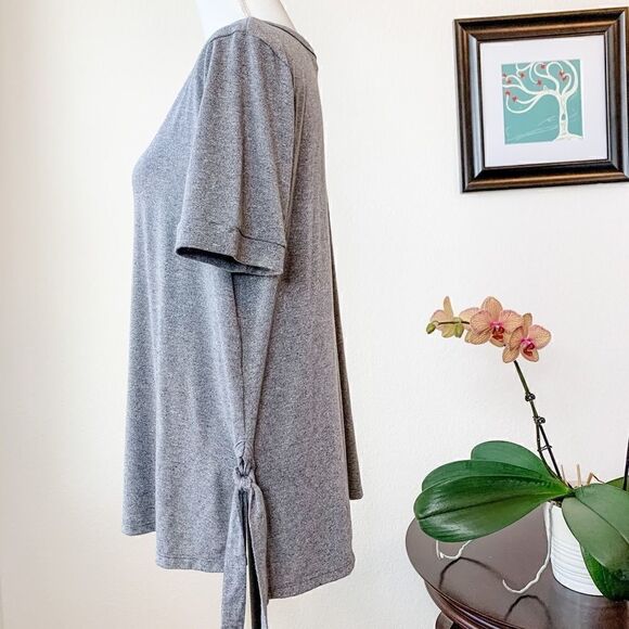 🍋 Soft Surroundings Side Ties Scoop Neck Blouse - Picture 3 of 8